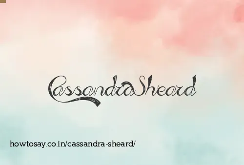 Cassandra Sheard