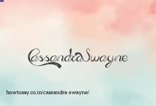 Cassandra Swayne
