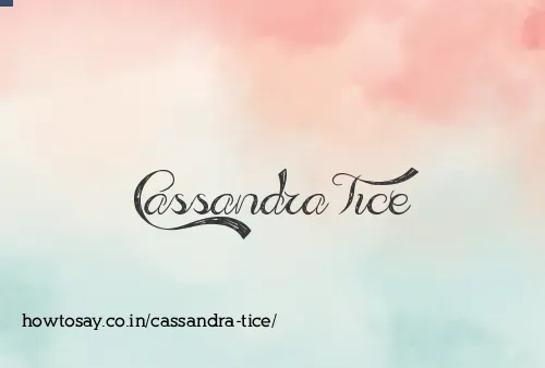 Cassandra Tice