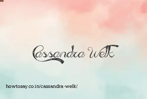 Cassandra Welk