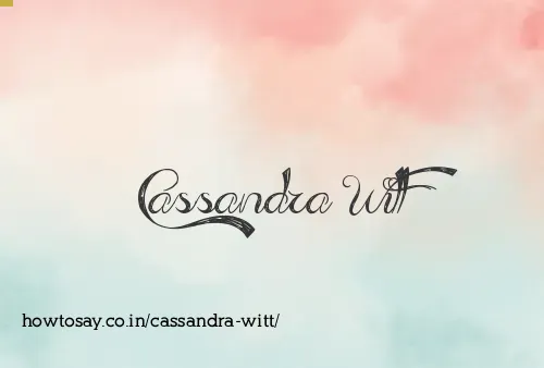 Cassandra Witt