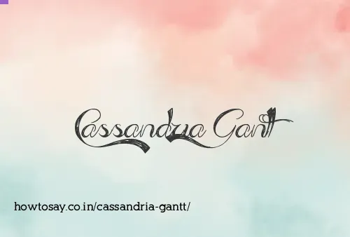Cassandria Gantt