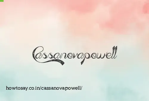 Cassanovapowell