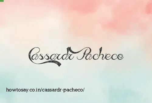 Cassardr Pacheco