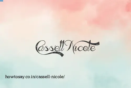 Cassell Nicole