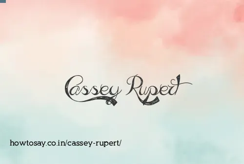 Cassey Rupert