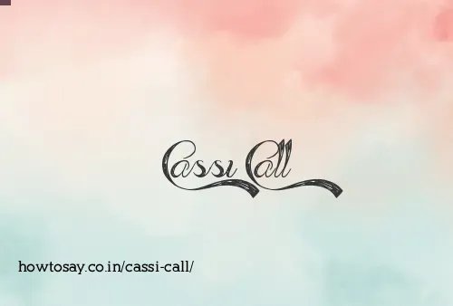 Cassi Call