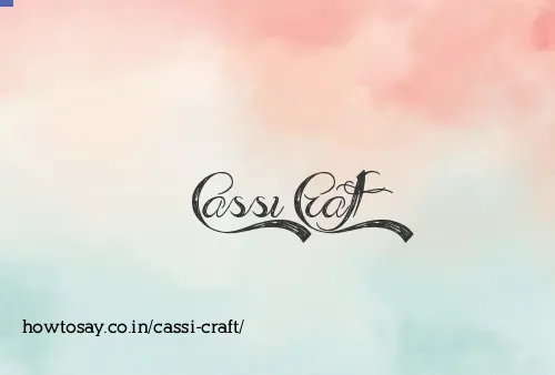 Cassi Craft