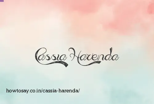 Cassia Harenda