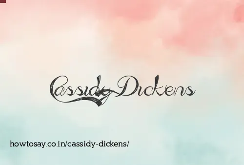 Cassidy Dickens
