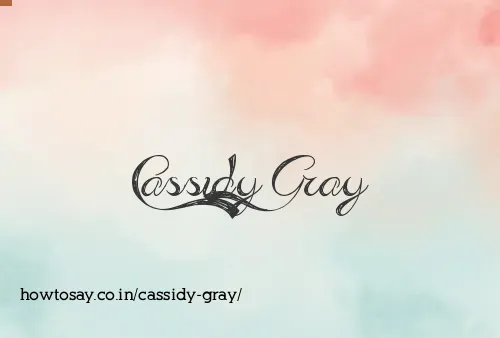 Cassidy Gray