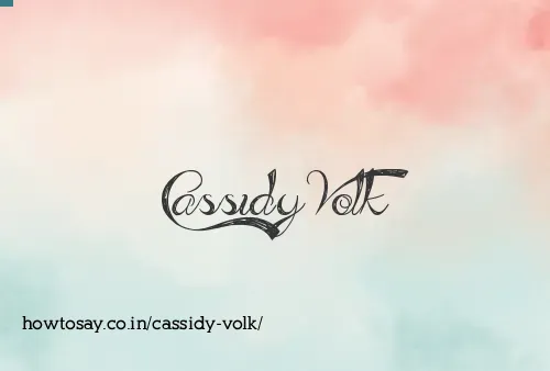 Cassidy Volk