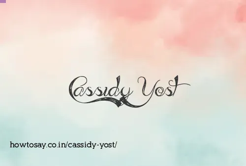 Cassidy Yost
