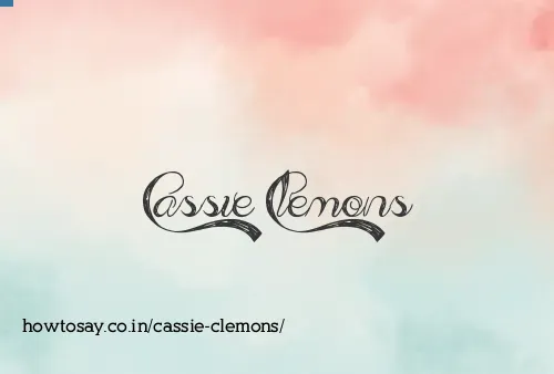 Cassie Clemons