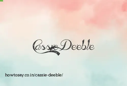 Cassie Deeble