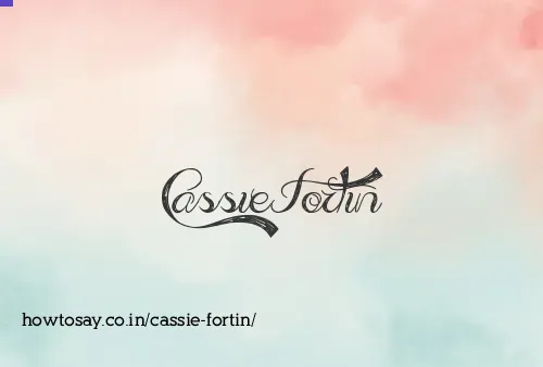 Cassie Fortin