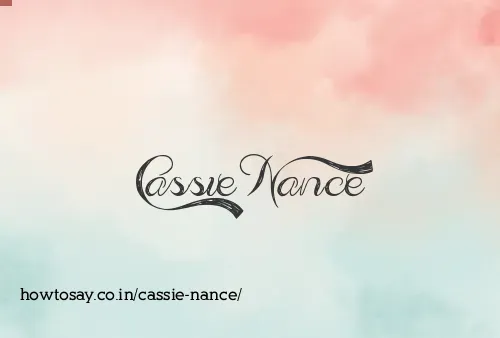 Cassie Nance