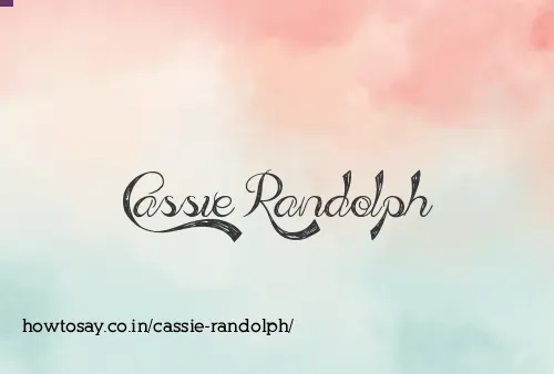 Cassie Randolph