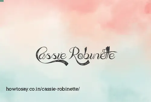 Cassie Robinette