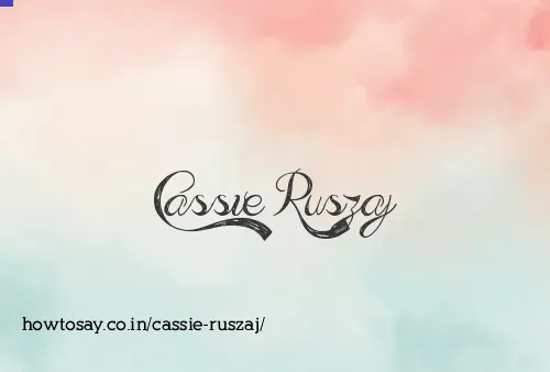 Cassie Ruszaj