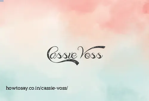 Cassie Voss