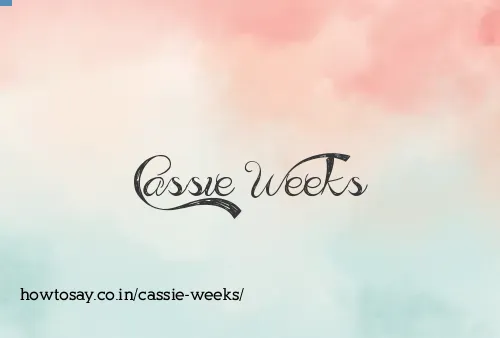 Cassie Weeks