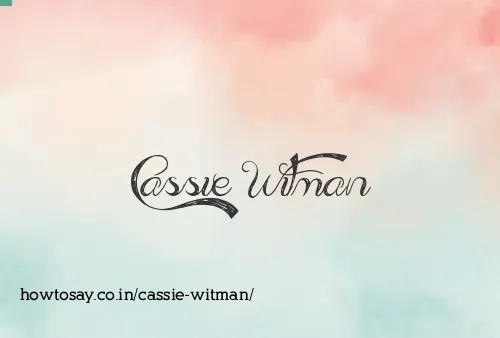 Cassie Witman