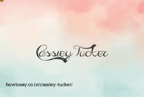 Cassiey Tucker