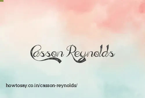 Casson Reynolds