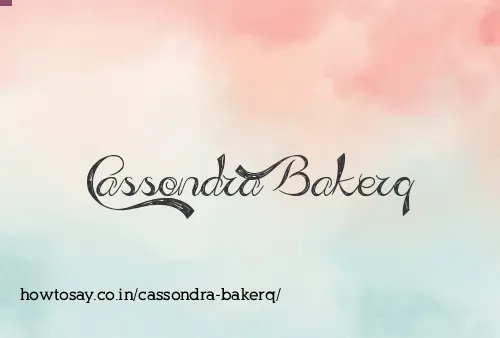 Cassondra Bakerq