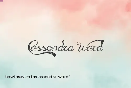 Cassondra Ward