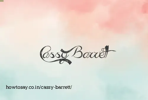 Cassy Barrett