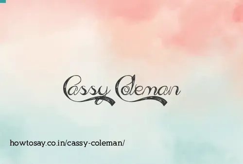 Cassy Coleman