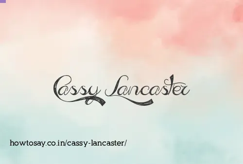 Cassy Lancaster