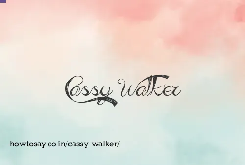 Cassy Walker