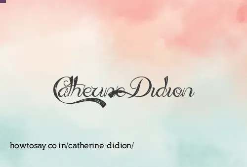 Catherine Didion