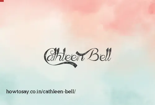 Cathleen Bell