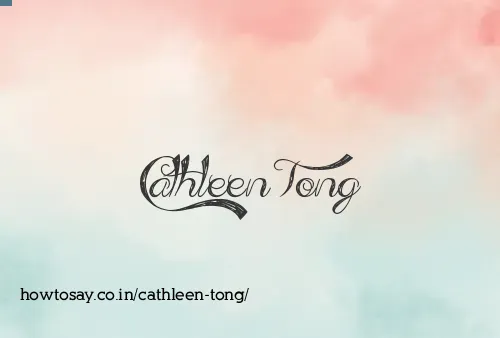 Cathleen Tong
