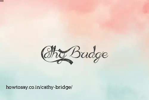 Cathy Bridge