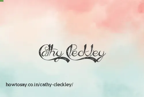 Cathy Cleckley