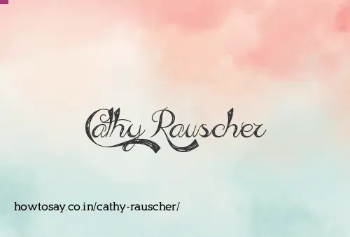Cathy Rauscher