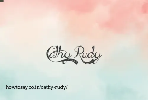 Cathy Rudy