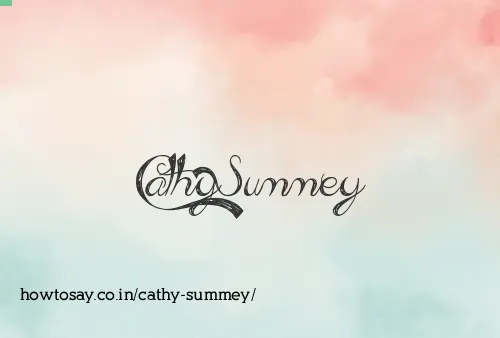 Cathy Summey