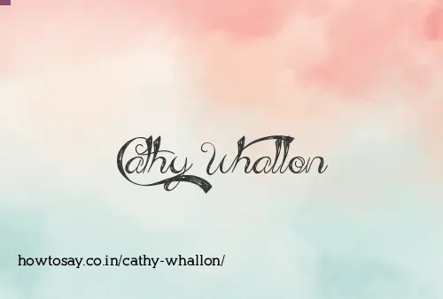 Cathy Whallon