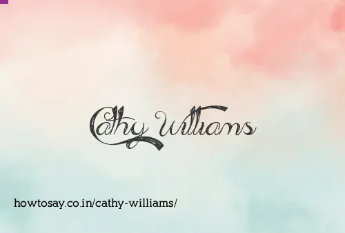Cathy Williams