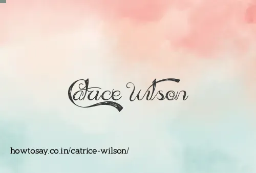 Catrice Wilson
