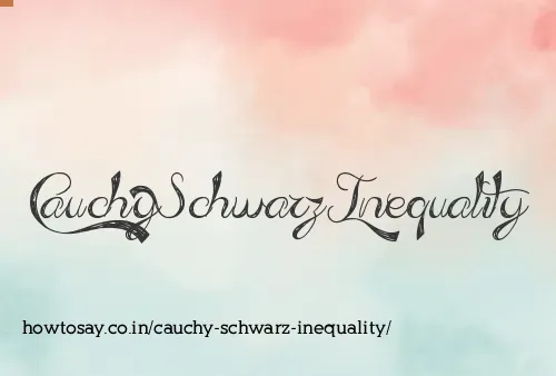 Cauchy Schwarz Inequality