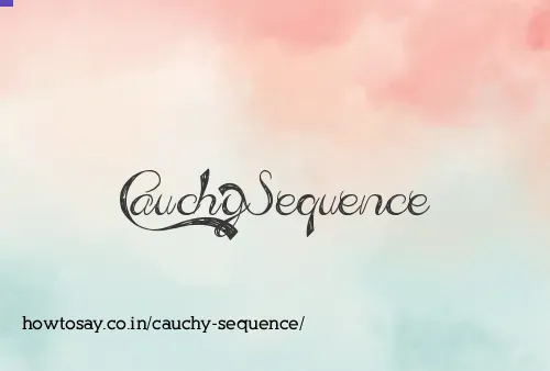 Cauchy Sequence