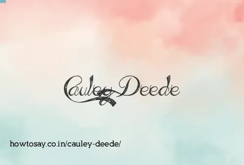 Cauley Deede