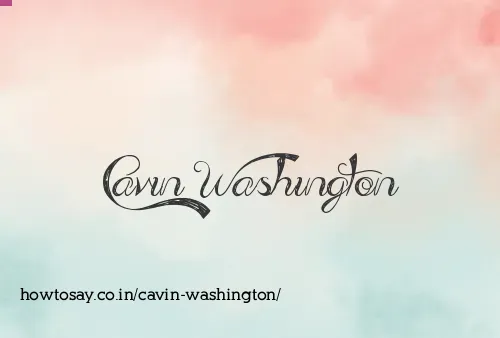 Cavin Washington